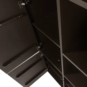 Förvaringsskåp Meggy 215 cm - Mellanbrun - Förvaring - Skåp - Förvaringsskåp