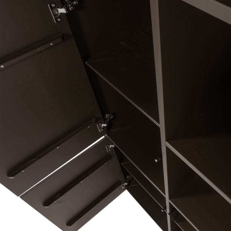 Förvaringsskåp Meggy 215 cm - Mellanbrun - Förvaring - Skåp - Förvaringsskåp