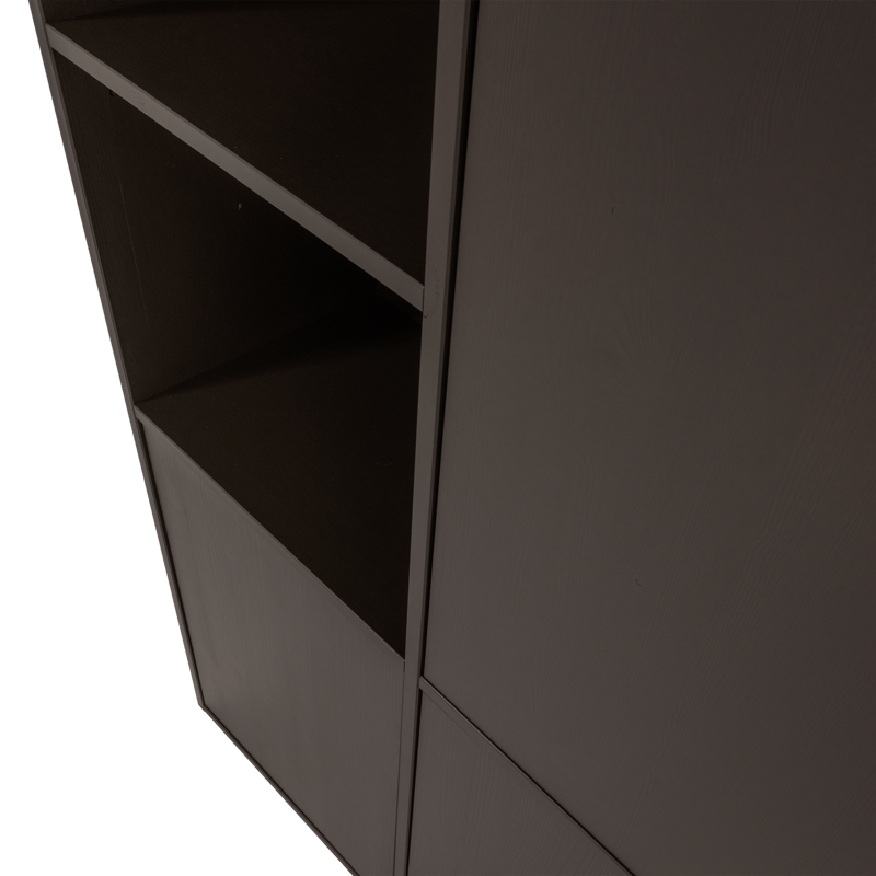 Förvaringsskåp Meggy 215 cm - Mellanbrun - Förvaring - Skåp - Förvaringsskåp