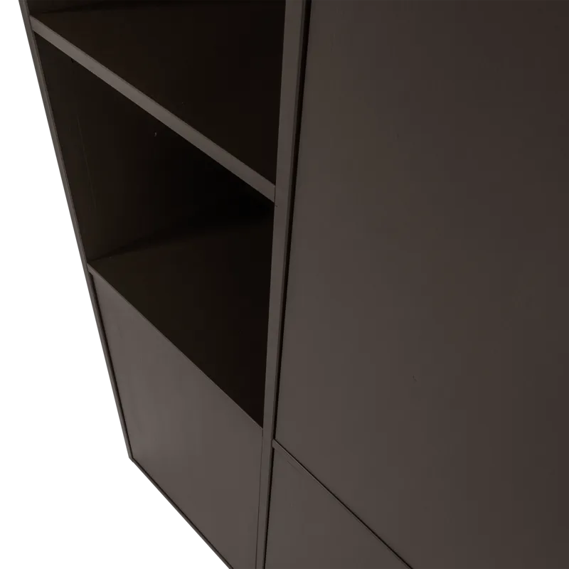 Förvaringsskåp Meggy 215 cm - Mellanbrun - Förvaring - Skåp - Förvaringsskåp