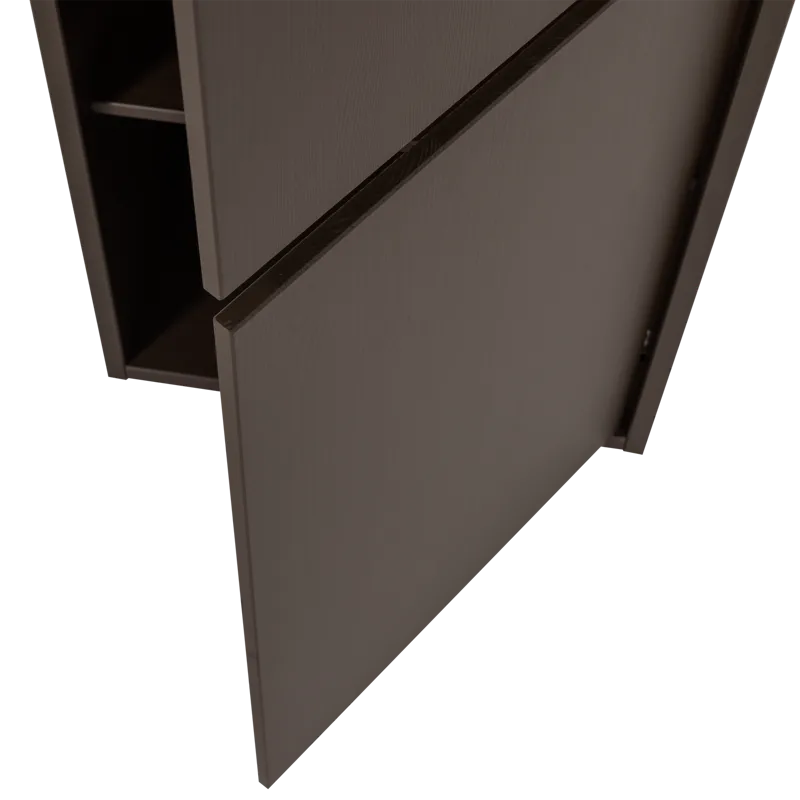 Förvaringsskåp Meggy 215 cm - Mellanbrun - Förvaring - Skåp - Förvaringsskåp