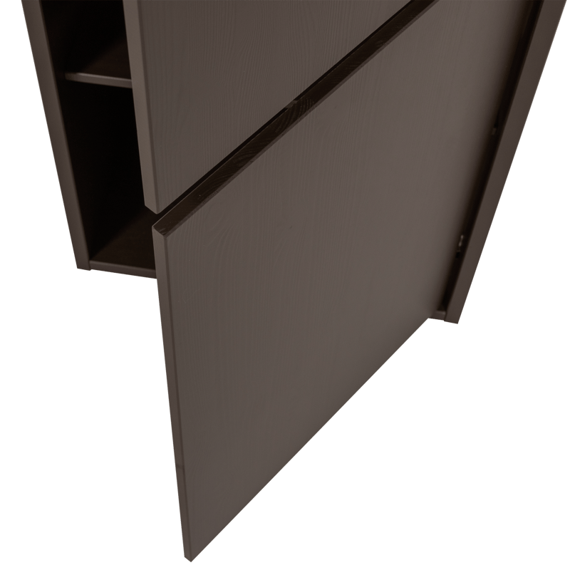 Förvaringsskåp Meggy 215 cm - Mellanbrun - Förvaring - Skåp - Förvaringsskåp