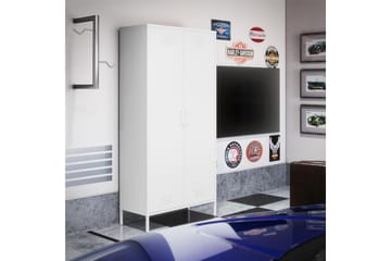 Mission District Highboard Vit - Dorel Home - Förvaring - Skåp - Förvaringsskåp