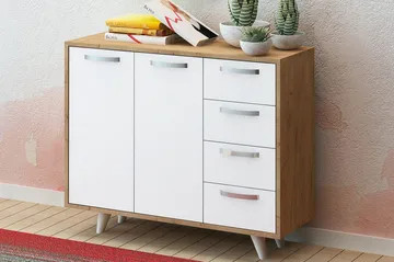 Mod Design Skänk - Trä/Vit - Förvaring - Skåp - Förvaringsskåp