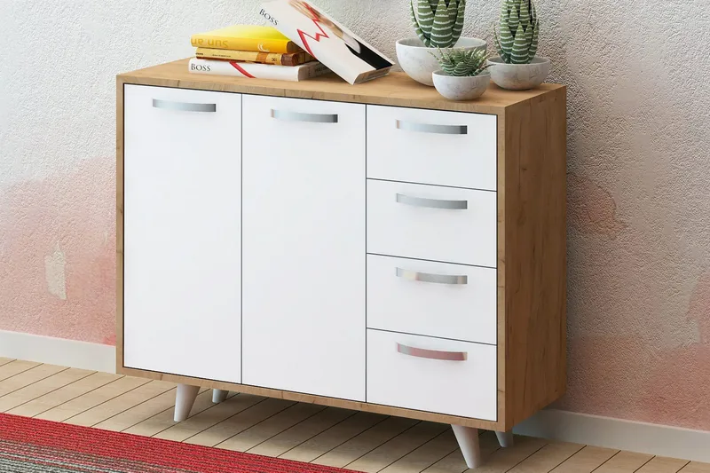 Mod Design Skänk - Trä/Vit - Förvaring - Skåp - Förvaringsskåp