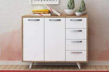 Mod Design Skänk - Trä/Vit - Förvaring - Skåp - Förvaringsskåp