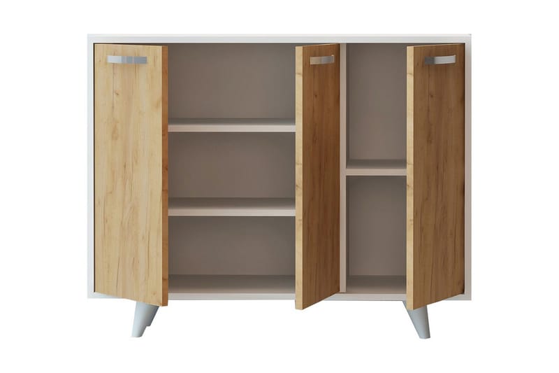 Mod Skänk i Trä - Vit|Brun - Förvaring - Förvaringsmöbler - Sideboard & skänk