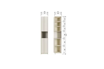 Morya Highboard - Beige - Förvaring - Skåp - Förvaringsskåp