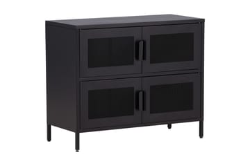 Nett Skåpsbyrå 90x40x75 cm - Svart - Förvaring - Skåp - Förvaringsskåp