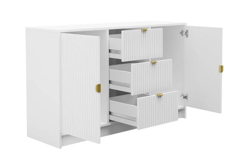 Novaj Highboard - Vit - Förvaring - Skåp - Förvaringsskåp