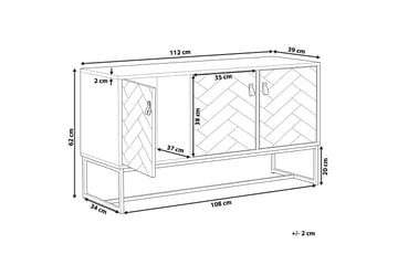 Nueva Skåp 112x39 cm - Trä/natur - Förvaring - Skåp - Förvaringsskåp