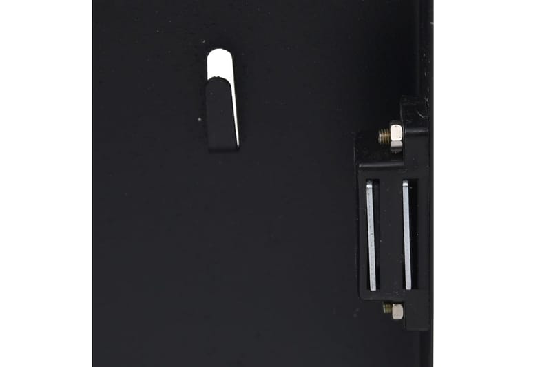 Nyckelskåp med magnetisk tavla svart 30x20x5,5 cm - Svart - Nyckelskåp - Förvaringsskåp