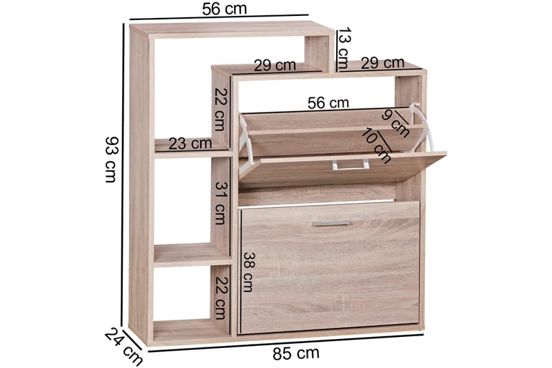 Pause Skoskåp - Trä/natur - Förvaring - Skåp - Förvaringsskåp