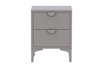 Piring Skåpsbyrå med två lådor 45x40x52 cm - Ljusgrå - Förvaring - Skåp - Förvaringsskåp