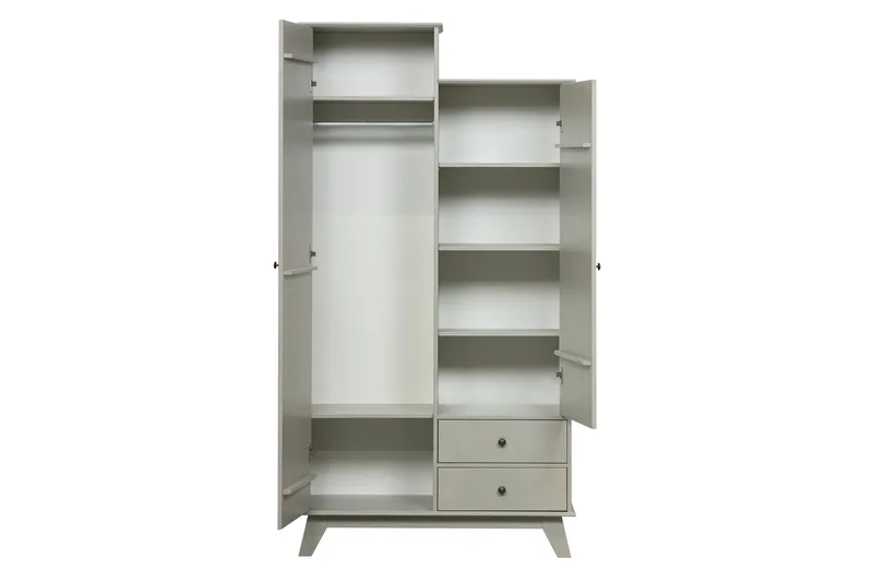 Portsea Förvaringsskåp 98x190 cm - Offwhite - Förvaring - Skåp - Förvaringsskåp