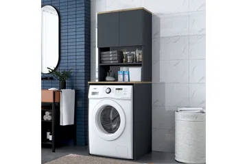 Ramdev Highboard - Valnöt/Antracit - Förvaring - Skåp - Förvaringsskåp