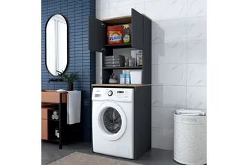 Ramdev Highboard - Valnöt/Antracit - Förvaring - Skåp - Förvaringsskåp