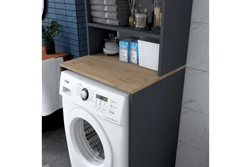 Ramdev Highboard - Valnöt/Antracit - Förvaring - Badrumsförvaring - Tvättställsskåp & kommod