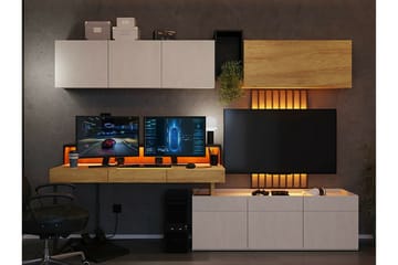 Rathmore Highboard Light brown - Förvaring - Skåp - Förvaringsskåp