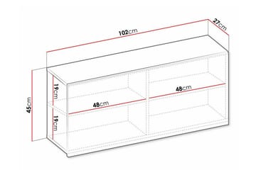 Rathmore Highboard NO_BRAND Light brown - Förvaring - Skåp - Förvaringsskåp