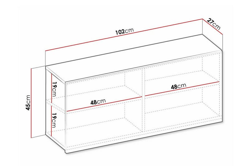 Rathmore Highboard NO_BRAND Light brown - Förvaring - Skåp - Förvaringsskåp
