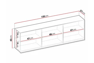 Rathmore Highboard NO_BRAND Ljusgrå - Förvaring - Skåp - Förvaringsskåp