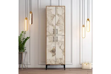 Retzow Skoskåp 60x35 cm - Mörkbrun/Ljusbrun - Förvaring - Skåp - Förvaringsskåp