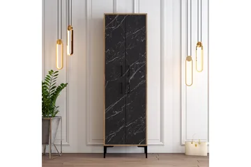 Retzow Skoskåp 60x35 cm - Svart/Mörkbrun - Förvaring - Skåp - Förvaringsskåp