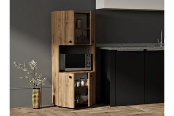 Rinorea Köksskåp 60x140 cm - Brun - Förvaring - Skåp - Förvaringsskåp