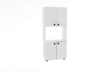 Rinorea Köksskåp 60x140 cm - Vit - Förvaring - Skåp - Förvaringsskåp