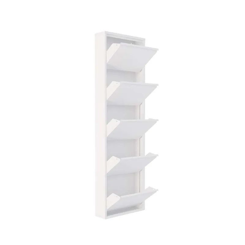 Rylanis Skoskåp 50x169 cm - Vit - Förvaring - Skåp - Förvaringsskåp