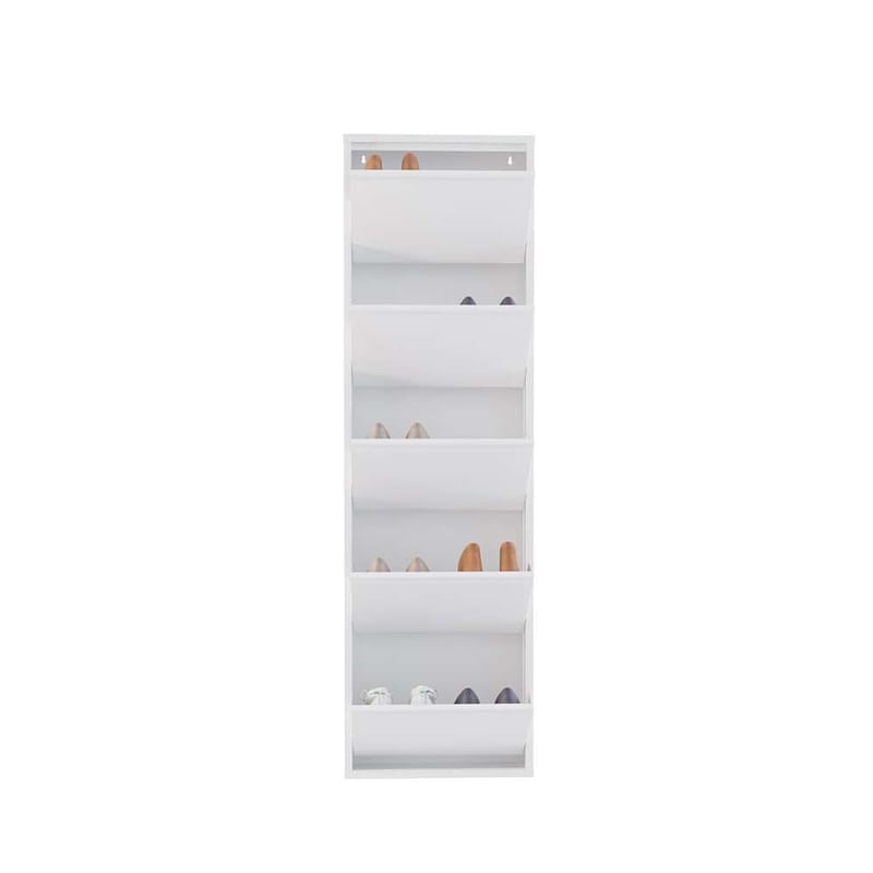Rylanis Skoskåp 50x169 cm - Vit - Förvaring - Skåp - Förvaringsskåp