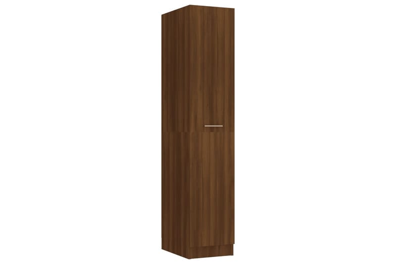 beBasic Apoteksskåp brun ek 30x42,5x150 cm konstruerat trä - Brown - Medicinskåp - Förvaringsskåp