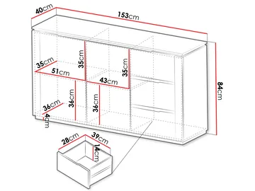 Hilafin Skänk - Förvaring - Förvaringsmöbler - Sideboard & skänk