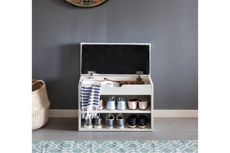 Shiheem Skohylla 60x30 cm - Vit - Förvaring - Skåp - Förvaringsskåp