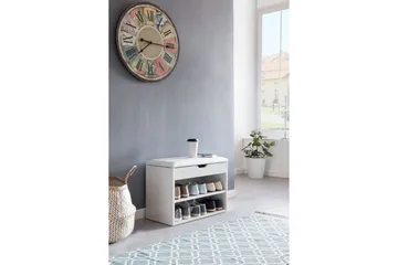 Shiheem Skohylla 60x30 cm - Vit - Förvaring - Skåp - Förvaringsskåp