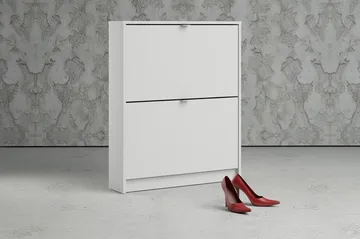 Shoey Skoskåp 2 Fack - Vit - Förvaring - Skåp - Förvaringsskåp