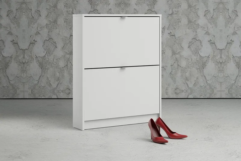 Shoey Skoskåp 2 Fack - Vit - Förvaring - Skåp - Förvaringsskåp