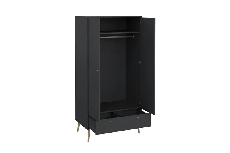 Shoey Skoskåp 4 Fack - Svart - Förvaring - Skåp - Förvaringsskåp