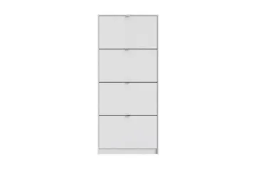 Shoey Skoskåp 4 Fack - Vit - Förvaring - Skåp - Förvaringsskåp