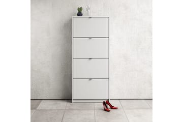 Shoey Skoskåp 4 Fack - Vit - Förvaring - Skåp - Förvaringsskåp