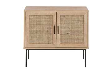 Skåp 2 dörrar rotting ljusbrun PASCO - Trä/natur - Förvaring - Skåp - Förvaringsskåp