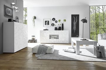 Skåp Ayaka 121 cm - Vit - Förvaring - Skåp - Förvaringsskåp