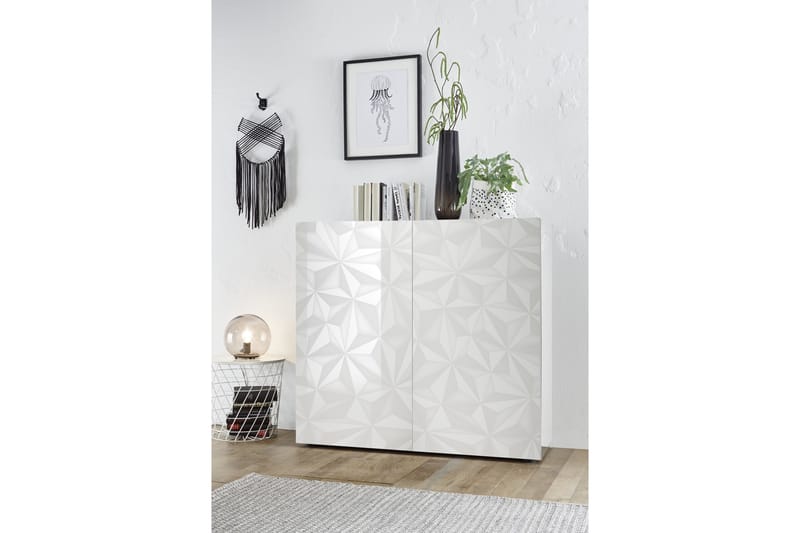 Skåp Ayaka 121 cm - Vit - Förvaring - Skåp - Förvaringsskåp