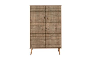 Skåp Dirk 80 cm Träpanel - Brun - Förvaring - Skåp - Förvaringsskåp