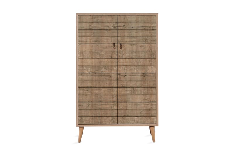 Skåp Dirk 80 cm Träpanel - Brun - Förvaring - Skåp - Förvaringsskåp