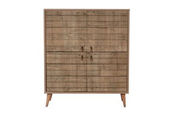 Skåp Dirk 95 cm Träpanel - Brun - Förvaring - Skåp - Förvaringsskåp