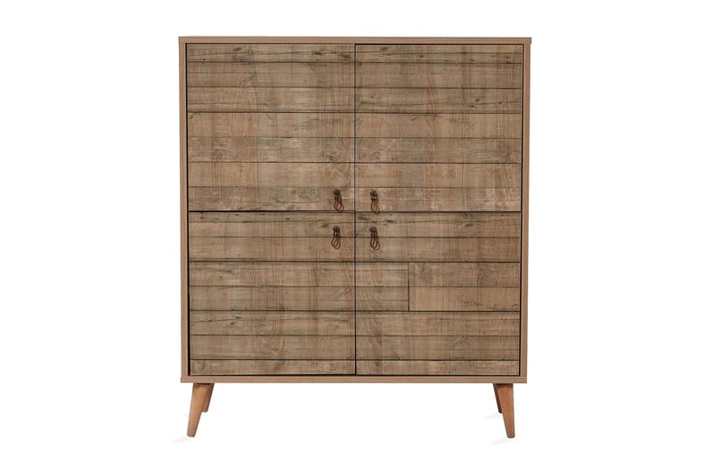 Skåp Dirk 95 cm Träpanel - Brun - Förvaring - Skåp - Förvaringsskåp