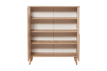 Skåp Dirk 95 cm Träpanel - Brun - Förvaring - Skåp - Förvaringsskåp