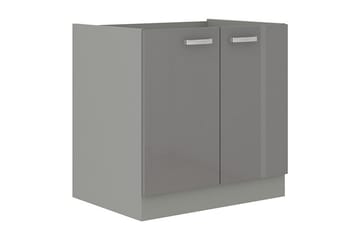 Skåp för tvättmaskin Grey 80x50x82 cm - Grå - Förvaring - Skåp - Förvaringsskåp